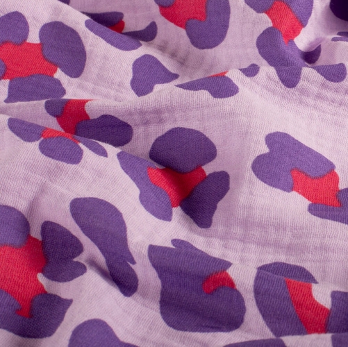 Musselin - Leo - flieder